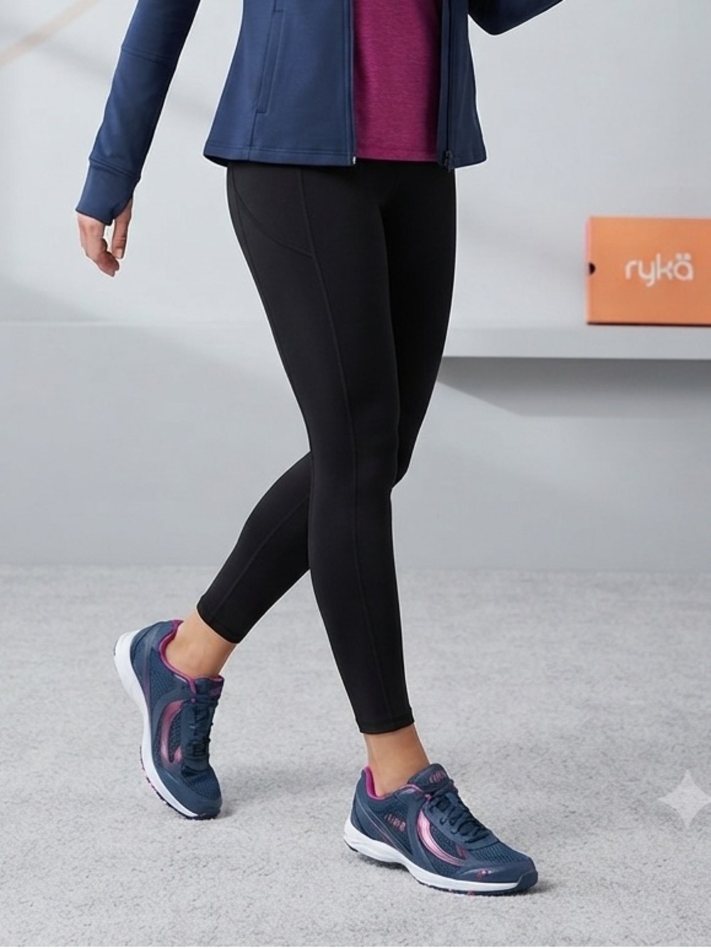 New Ryka Dash 3 Wide Width Walking Sneakers Size 10W